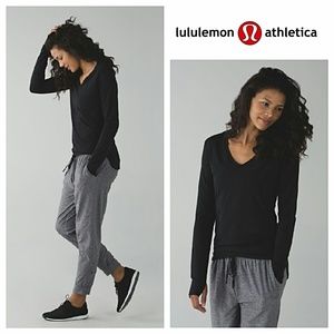 Lululemon Ruched Long Sleeve Tee, Size 8